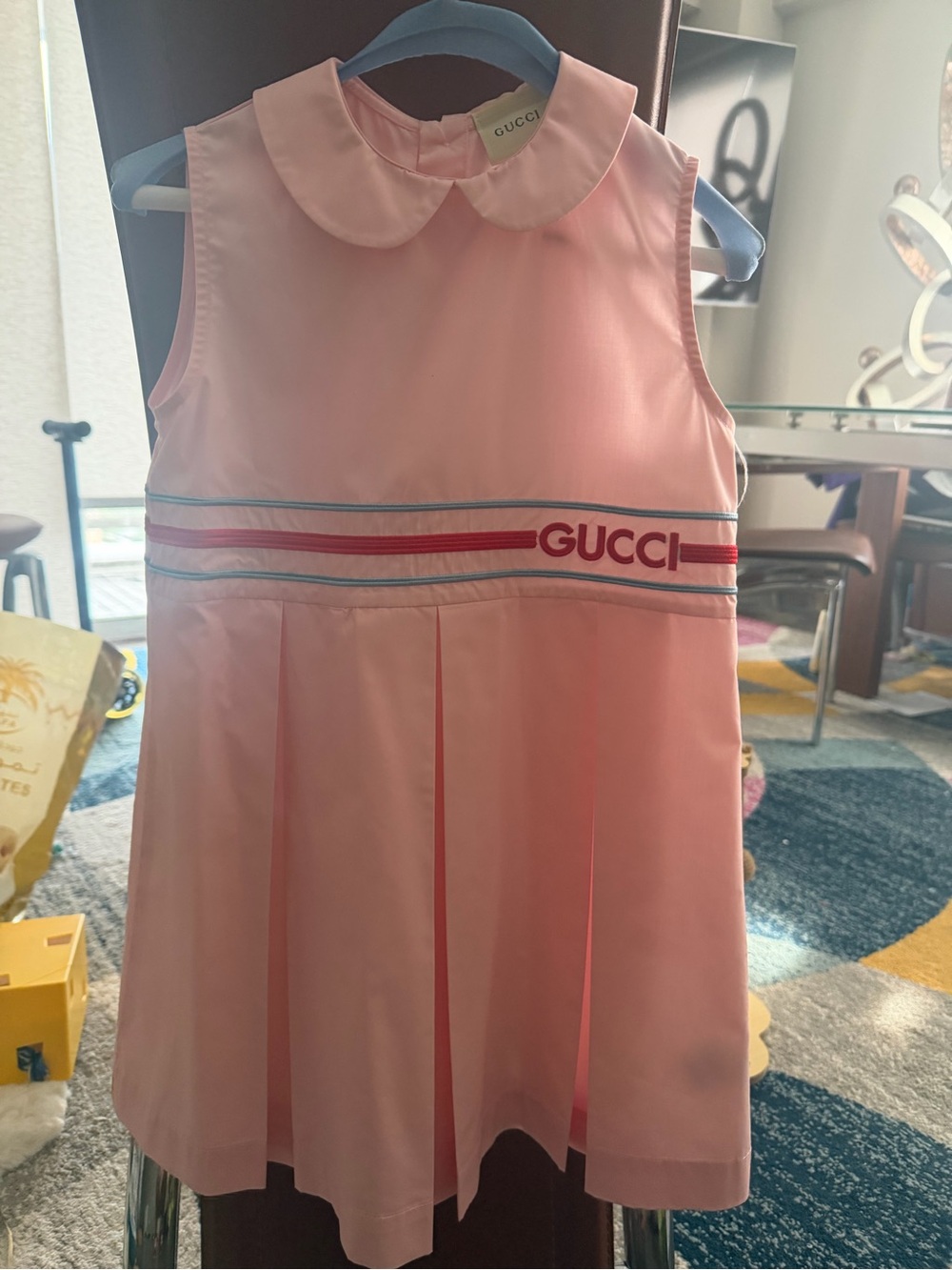 Gucci Soft Pink Peter Pan Collar Top